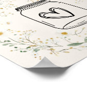 Boerderijdieren Baby Shower Opvoedingstips Pot Sig Poster (Hoek)