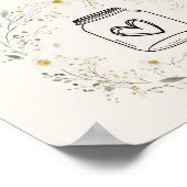 Boerderijdieren Baby Shower Opvoedingstips Pot Sig Poster (Hoek)