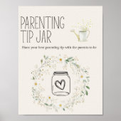 Boerderijdieren Baby Shower Opvoedingstips Pot Sig Poster (Voorkant)