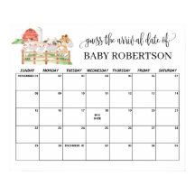 Boerderijdieren Baby Shower Raad de Bevalling Datu