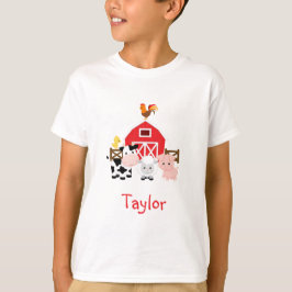 Boerderijdieren Banyard Kinderen / familie T-shirt