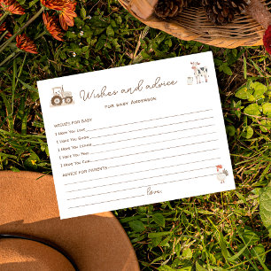 Boerderijdieren Barnyard Baby shower Spel