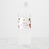 Boerderijdieren Barnyard Balloon Verjaardagsfeest Waterfles Etiket (Voorkant)