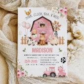 Boerderijdieren Barnyard BOERDERIJ VERJAARDAG Uitn Kaart