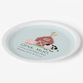 Boerderijdieren Barnyard Boy Blue Verjaardag Papieren Bordje (Gekanteld)