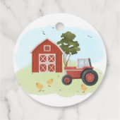 Boerderijdieren Barnyard Feestje  Bedankjes Labels (Achterkant)