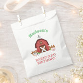 Boerderijdieren Barnyard verjaardagsfeest Dank u Bedankzakje (Geknipt)