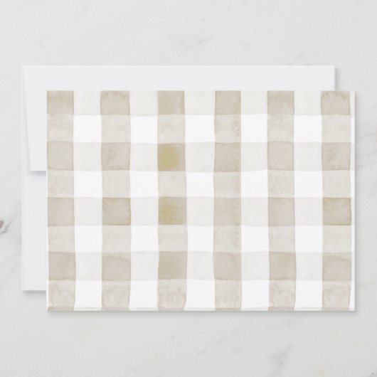 Boerderijdieren Barnyard W / C Foto 1e verjaardag Kaart (Achterkant)