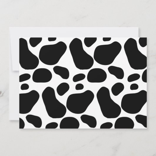 Boerderijdieren Barnyard White Foto Verjaardag Kaart (Achterkant)