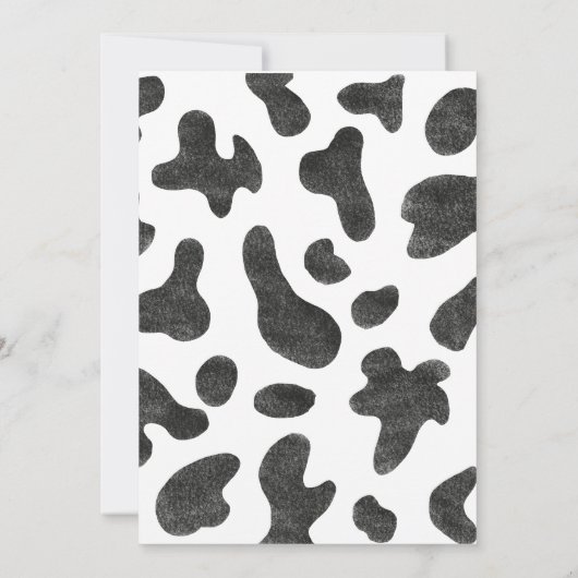 Boerderijdieren boerenerf eerste 1e verjaardag kaart (Achterkant)