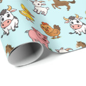 Boerderijdieren Cadeaupapier (Rol Hoek)