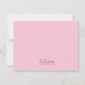 Boerderijdieren Dank u kaart Meisje (roze) - Barny (Achterkant)