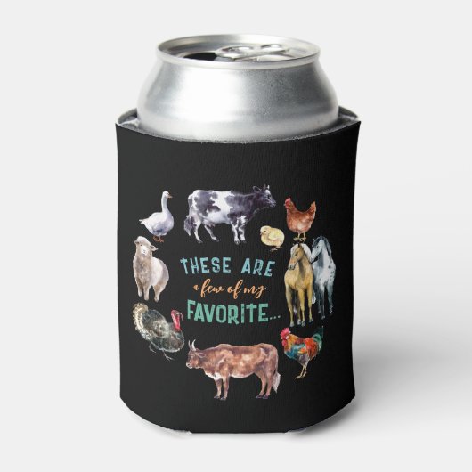 Boerderijdieren Dit zijn een paar van mijn waterve Blikjeskoeler (Blikje Voorkant)