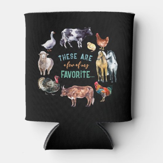 Boerderijdieren Dit zijn een paar van mijn waterve Blikjeskoeler (Voorkant)