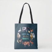 Boerderijdieren Dit zijn een paar van mijn waterve Tote Bag (Voorkant)