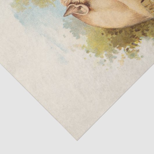 Boerderijdieren en  kinderen Advertentie Tissuepapier (Detail)