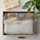 Boerderijdieren en  kinderen Advertentie Tissuepapier (Geschenk)