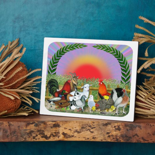 Boerderijdieren Fotoplaat (Zijkant)