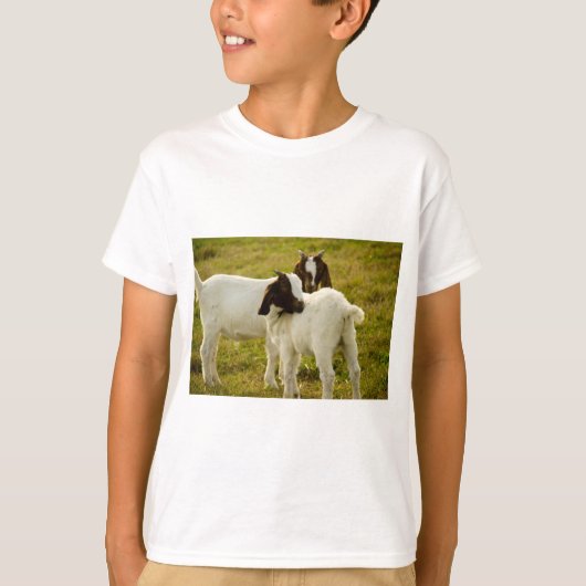 Boerderijdieren in de wei t-shirt (Voorkant)