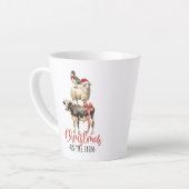 boerderijdieren Kerst op het boerderij Latte Mok (Linkerhoek)