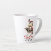 boerderijdieren Kerst op het boerderij Latte Mok (Rechterhoek)