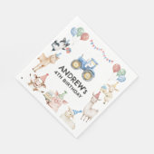 Boerderijdieren Kinderverjaardagsfeest Servetten (Hoek)