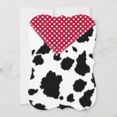 Boerderijdieren Koeienhuid Gingham Country Boy Ver Kaart (Achterkant)