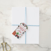 Boerderijdieren Leuke Rode Barnyard Boerderij Favo Cadeaulabel (Met Touw)