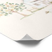 Boerderijdieren Meadow Friends Baby shower Sign Poster (Hoek)