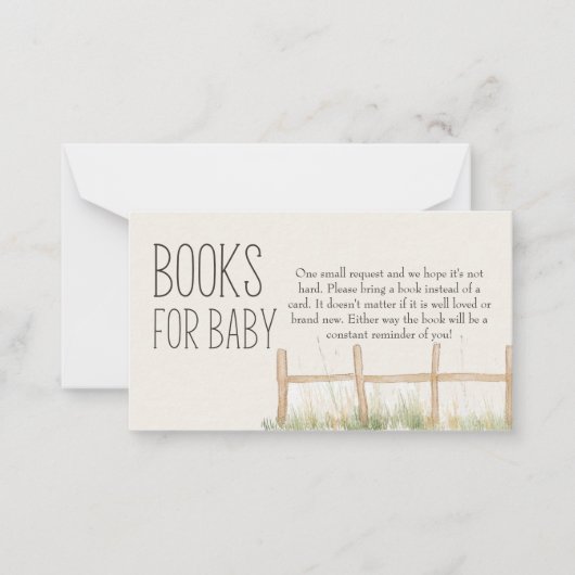 Boerderijdieren Meadow Vrienden Boeken voor Baby s Notitiekaartje (Voorkant)