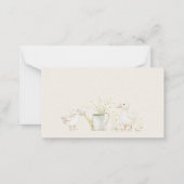 Boerderijdieren Meadow Vrienden Boeken voor Baby s Notitiekaartje (Achterkant)