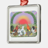 Boerderijdieren Metalen Ornament (Links)