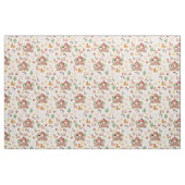 Boerderijdieren op Bleek geel Stof (Fat Quarter)