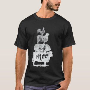 boerderijdieren piramide boer country Girl T-shirt