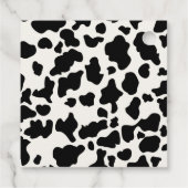 Boerderijdieren Roze Koe Barnyard 1e verjaardagsfe Bedankjes Labels (Achterkant)