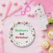 Boerderijdieren Schattige verjaardagsfeestje voor  Papieren Bordje (Feest)