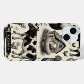 boerderijdieren schilderen Case-Mate iPhone case (Achterkant (horizontaal))