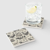  boerderijdieren schilderen stenen onderzetter (Zijkant)