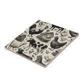  boerderijdieren schilderen tegeltje (Zijkant)