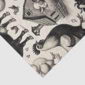  boerderijdieren schilderen tissuepapier