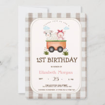 Boerderijdieren Varkensschapen Gingham