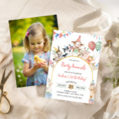 Boerderijdieren Verjaardag Barnyard Verjaardagsfee Kaart