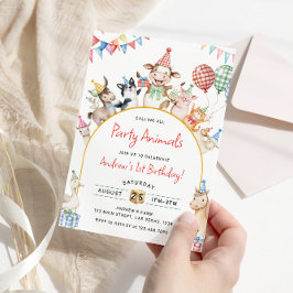 Boerderijdieren Verjaardag Barnyard Verjaardagsfee Kaart