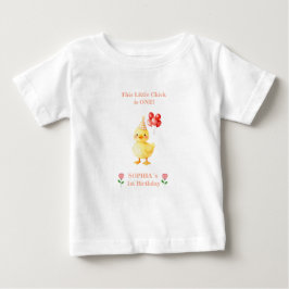 Boerderijdieren Verjaardagsmeisje T-Shirt Bewerkba