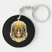 Boerderijdieren Vrienden Baby Chick Sleutelhanger (Achterkant)