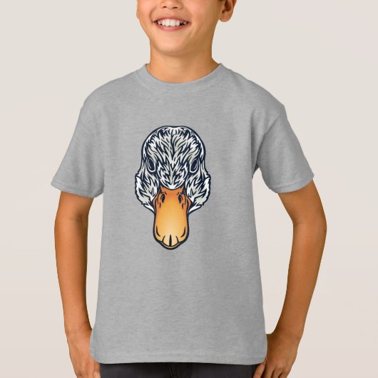 Boerderijdieren Vrienden Duck Duckling T-shirt (Voorkant)
