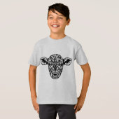 Boerderijdieren Vrienden Kalf T-shirt (Voorkant volledig)