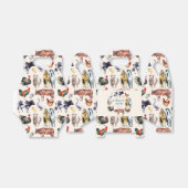 Boerderijdieren waterverf boerderij zakelijk ivoor bedankdoosjes (Uitgevouwen)