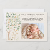 Boerderijdieren Weide Vrienden Baby Aankondiging (Achterkant)