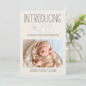 Boerderijdieren Weide Vrienden Baby Aankondiging (Staand voorkant)